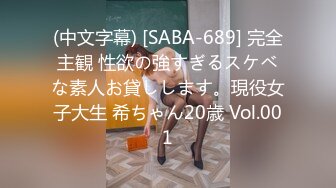 (中文字幕) [SABA-689] 完全主観 性欲の強すぎるスケベな素人お貸しします。現役女子大生 希ちゃん20歳 Vol.001