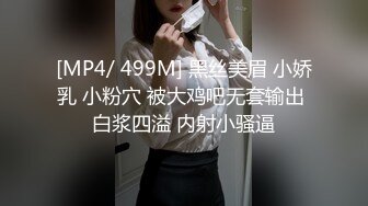 [MP4/ 499M] 黑丝美眉 小娇乳 小粉穴 被大鸡吧无套输出 白浆四溢 内射小骚逼