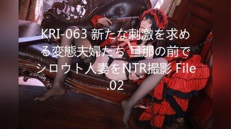 KRI-063 新たな刺激を求める変態夫婦たち 旦那の前でシロウト人妻をNTR撮影 File.02