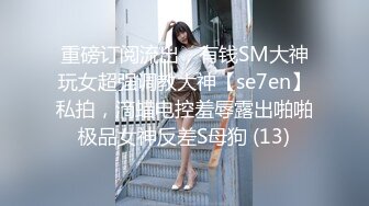 重磅订阅流出，有钱SM大神玩女超强调教大神【se7en】私拍，滴蜡电控羞辱露出啪啪极品女神反差S母狗 (13)