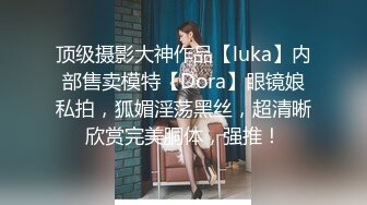 顶级摄影大神作品【luka】内部售卖模特【Dora】眼镜娘私拍，狐媚淫荡黑丝，超清晰欣赏完美胴体，强推！